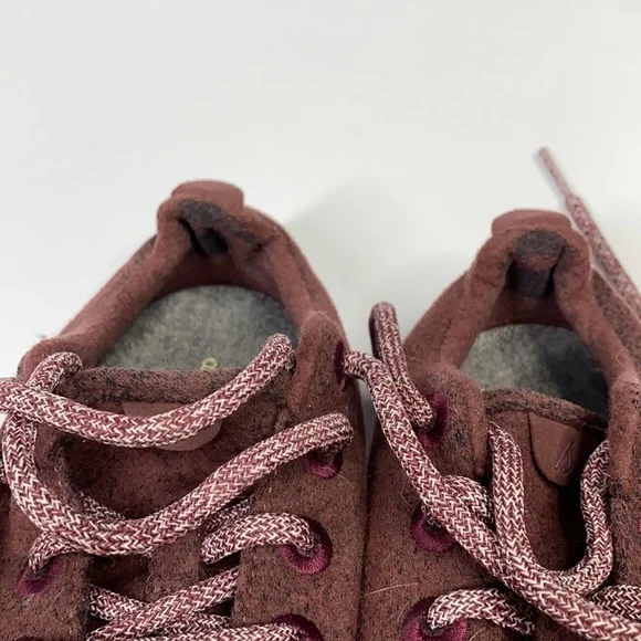 Allbirds Wool Runners Burgundy W8 - Picture 10 of 10